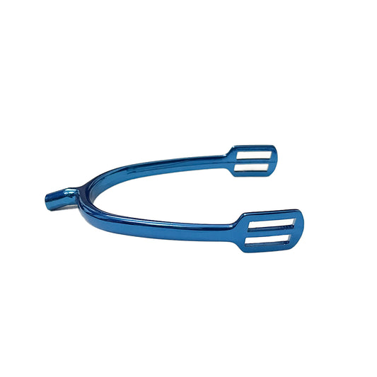 TuffRider Round End Spur-Blue-15 mm