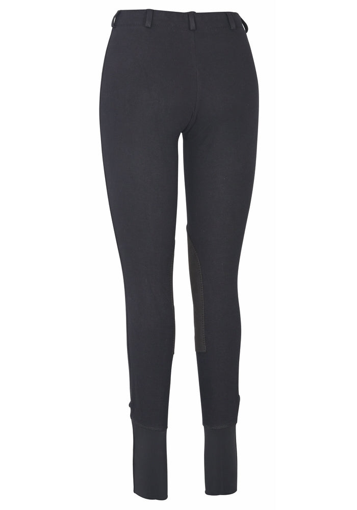 TuffRider Ladies Cotton Lowrise Pull-On Knee Patch Breeches_5