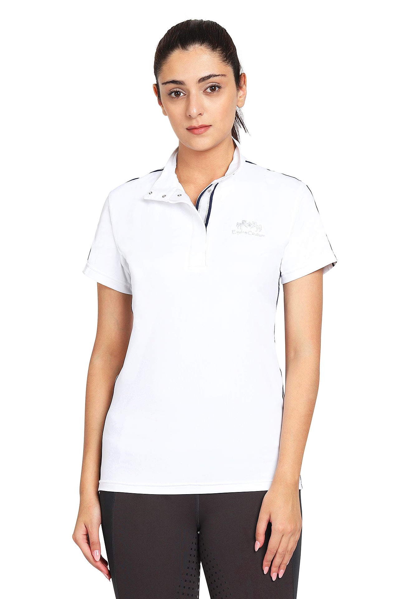EQUINE COUTURE LADIES ELIANA SHORT SLEEVE SHOW SHIRT_5604