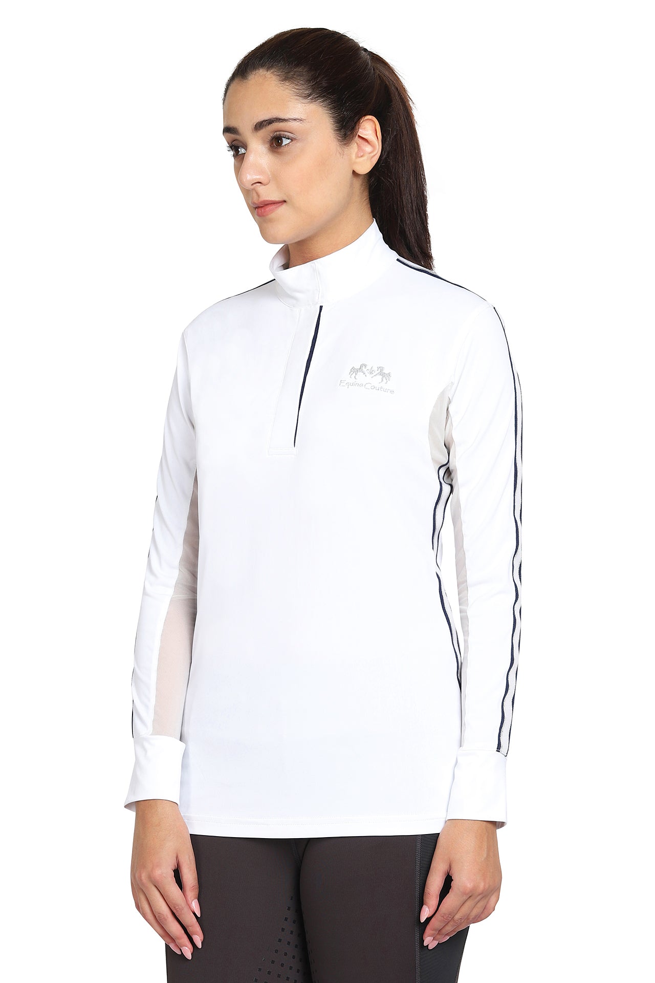 EQUINE COUTURE LADIES ELIANA LONG SLEEVE SHOW SHIRT_5595