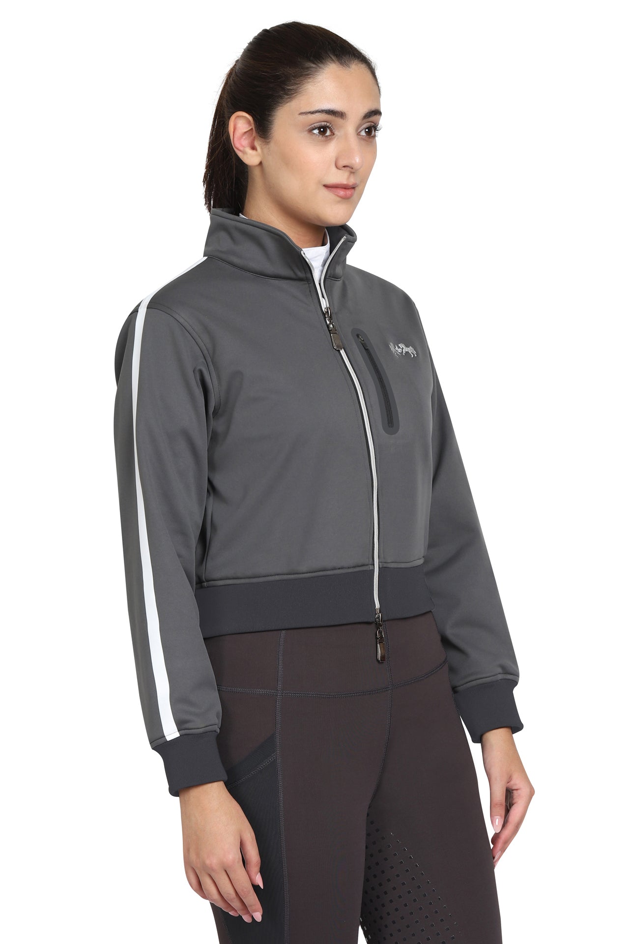 EQUINE COUTURE LADIES PIPPA CROPPED JACKET_5504