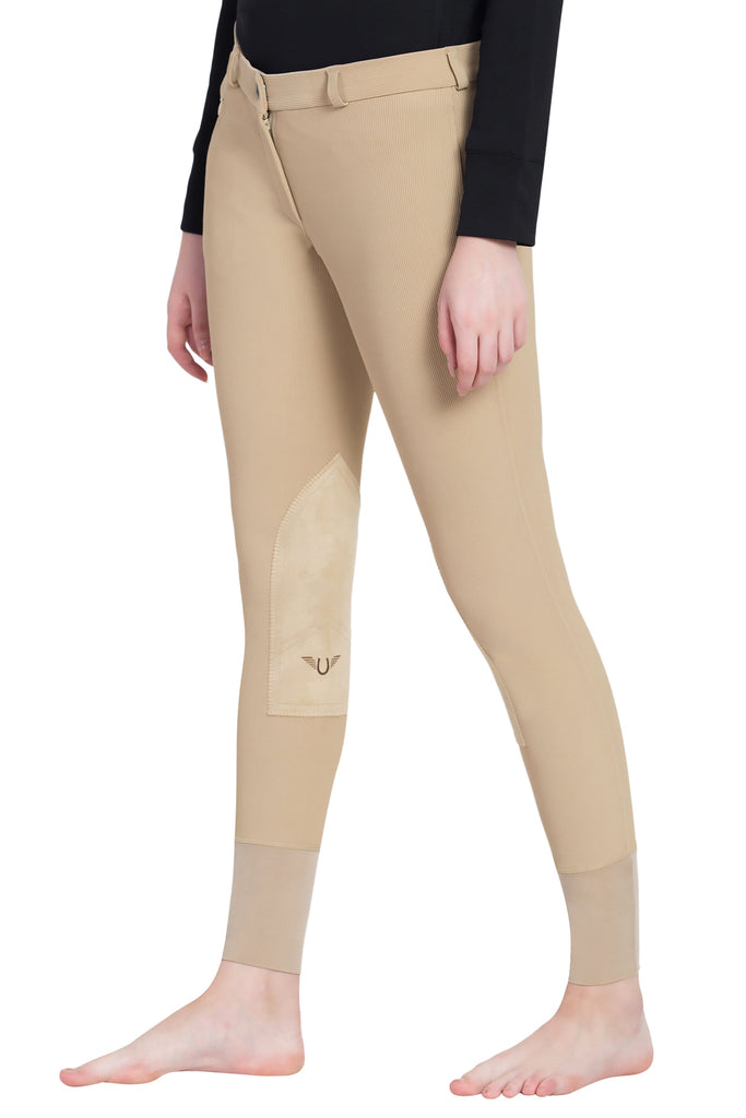 TuffRider Ladies Ribb Lowrise Knee Patch Breeches_11