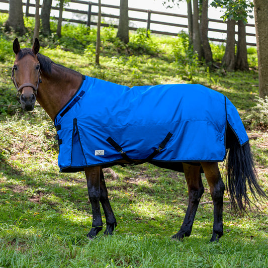 TuffRider Comfy – Fit  Heavy Weight Standard Neck Turnout Blanket w/Adjustable neck opening 1200D 300GSM