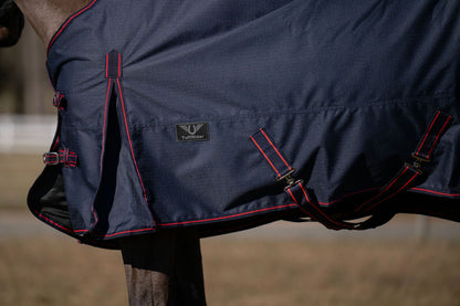 TuffRider Ripstop Standard Neck LightWeight Turnout Blanket with 100 GSM Fill - JPC Equestrian.com