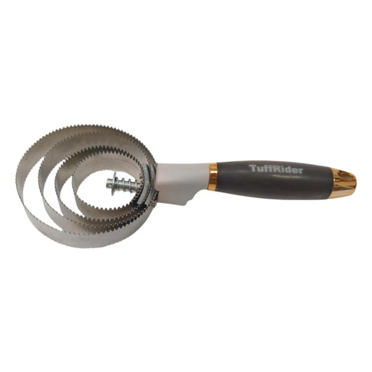 Tuffrider Metal Curry Comb with Soft Gel Grip - JPC Equestrian.com