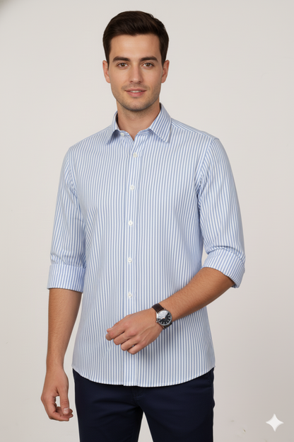TuffRider Mens ADEY  Stripe Shirt