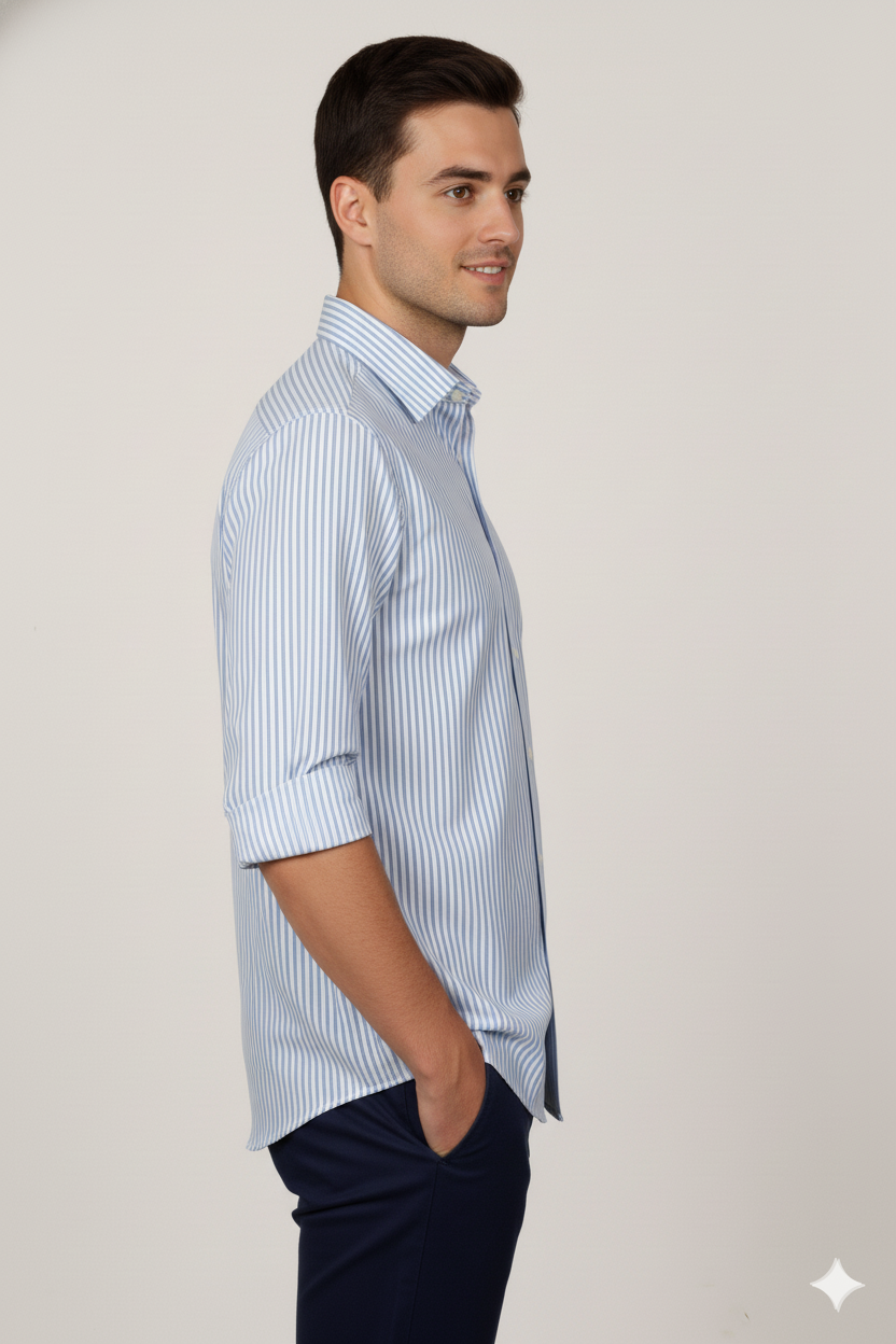 TuffRider Mens ADEY  Stripe Shirt