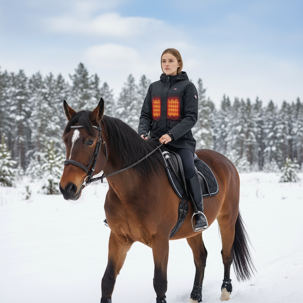 TuffRider Heated Jacket With Detachable Hood-JPC Equestrian.com