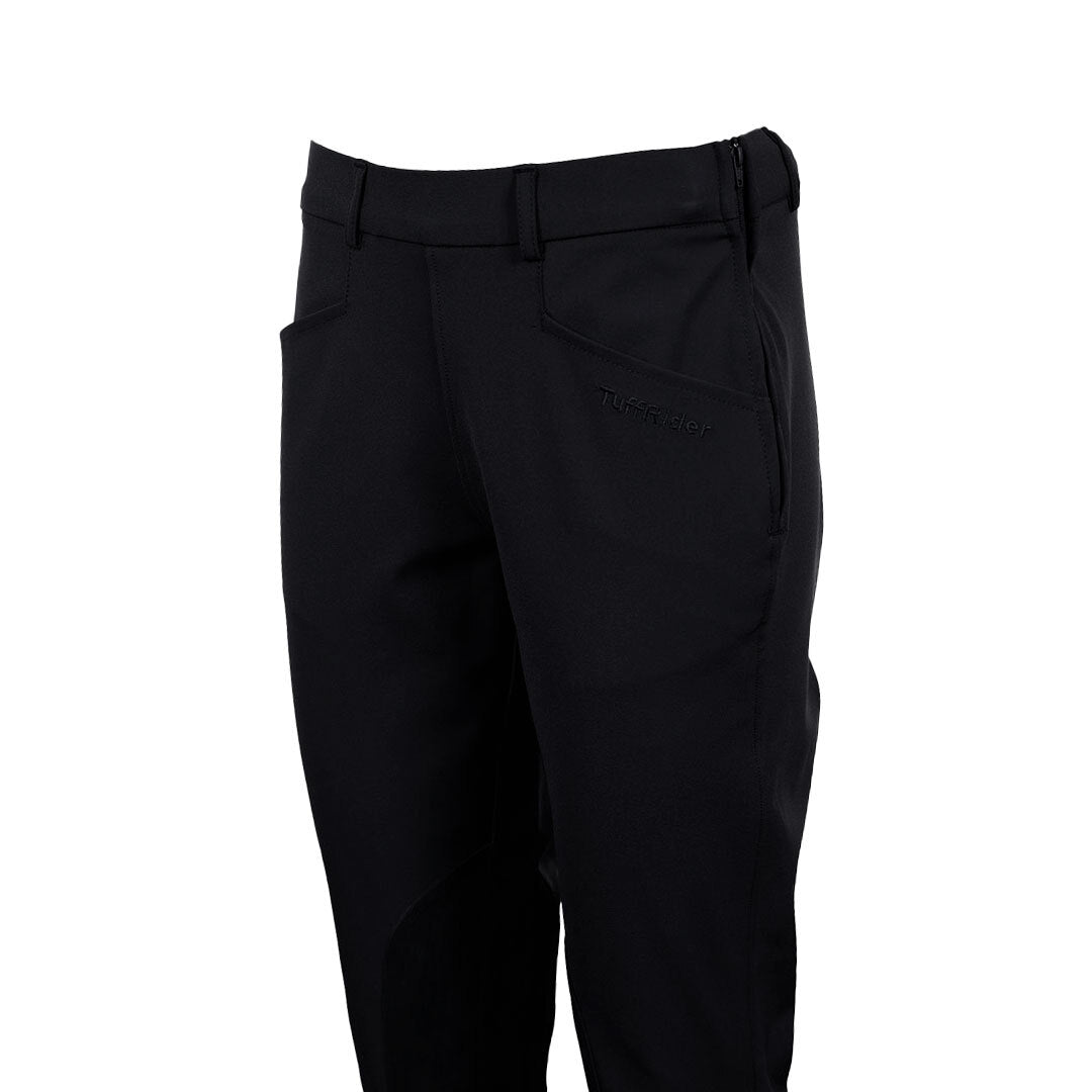 TuffRider Ladies Kentucky Side Zip Suede Knee Patch Jods