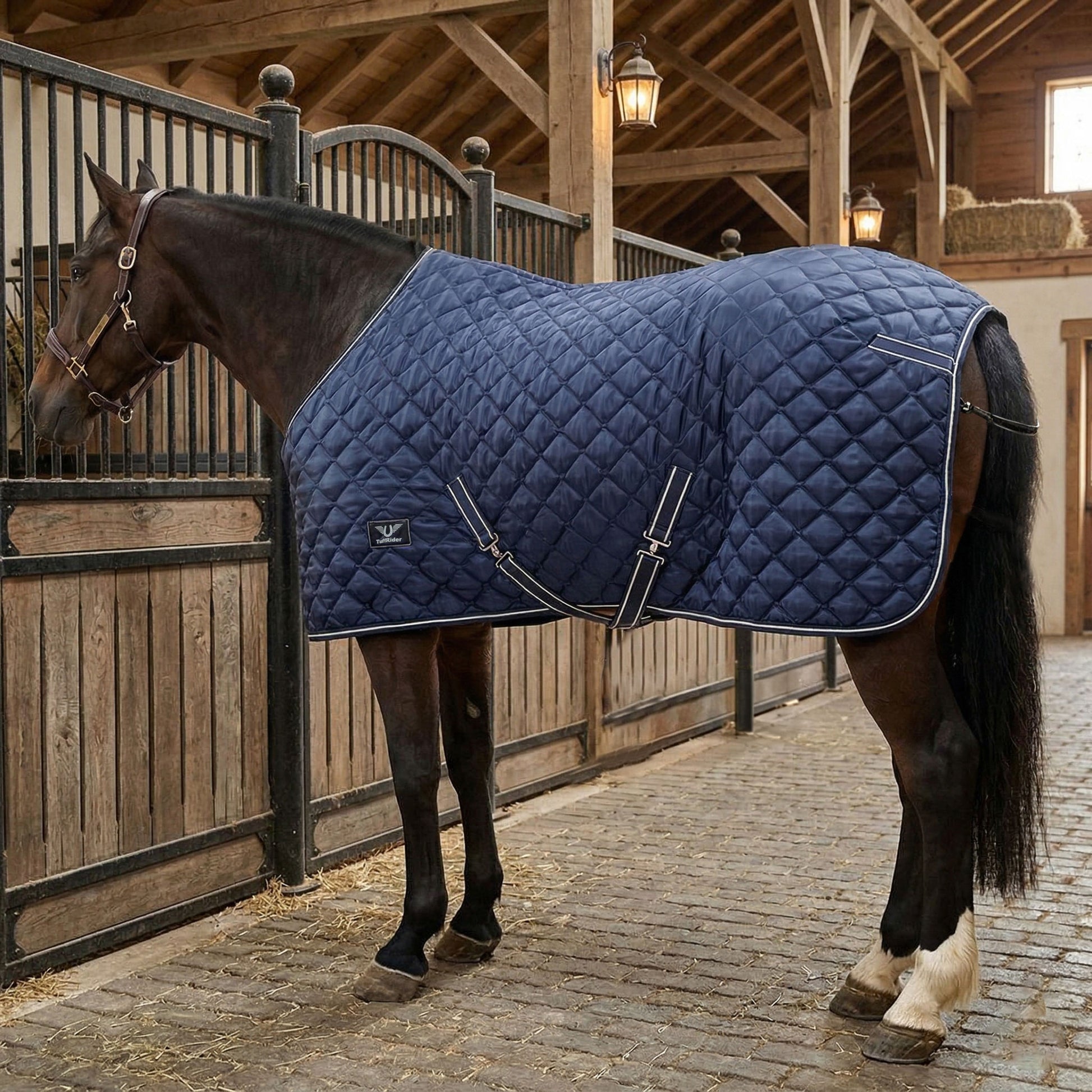 TuffRider Closed Front Quilted Water Repellant Stable Blanket