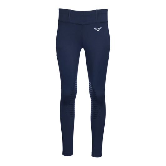 TuffRider Children's Ventilated Sport Tights With Phone Pockets and Belt Loops