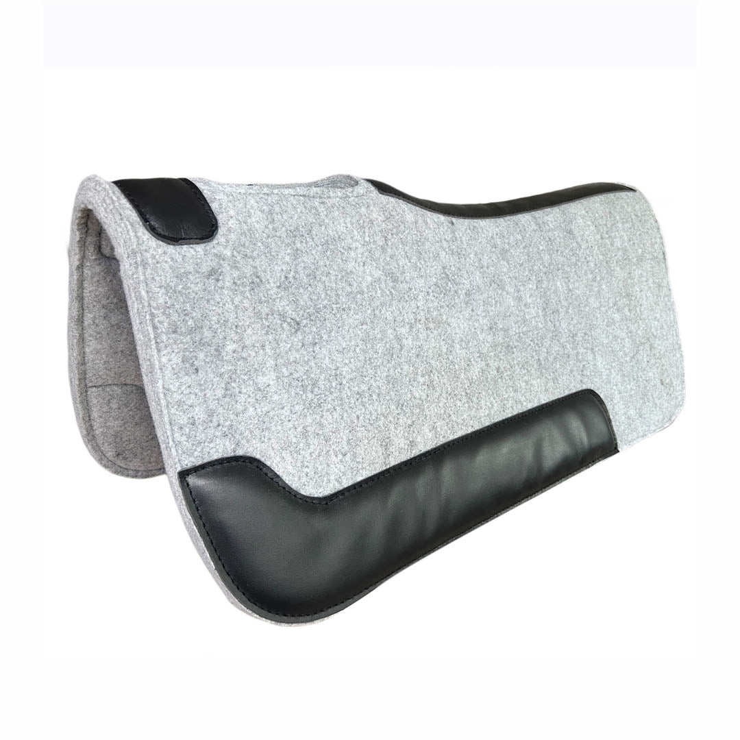 TuffRider Polyester Felt 1" Pony Western Saddle Pad- Grey