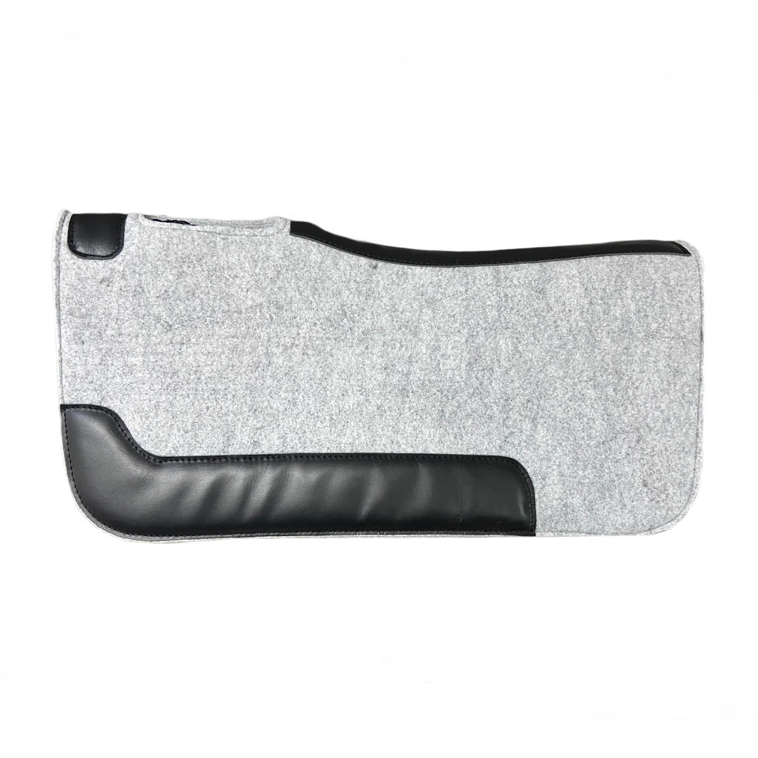 TuffRider Polyester Felt 1" Pony Western Saddle Pad- Grey