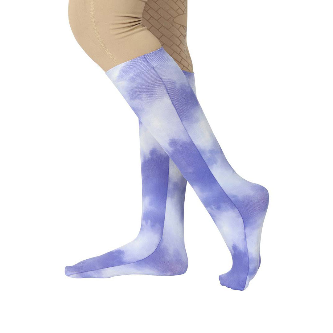 TuffRider Children's Cotton Feel Tie Dye Boot Socks