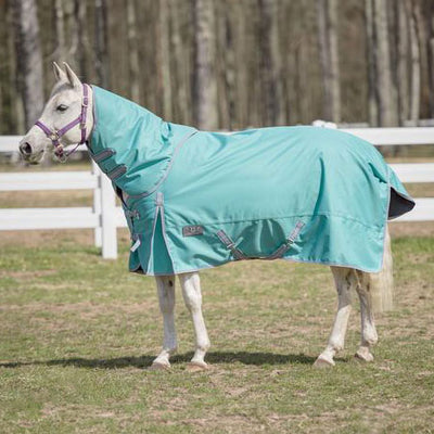TuffRider 1200 D Comfy Winter Medium Weight Turnout Blanket W/ Detachable Neck 200 GSM