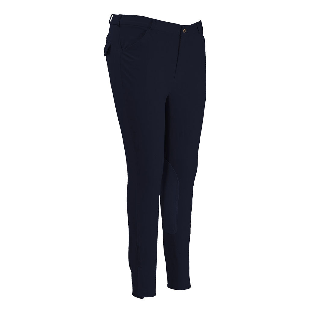 TuffRider Men's Micro Cord Patrol Knee Patch Breeches