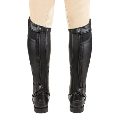 TuffRider Men's Derby Leather Half Chaps