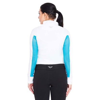 TuffRider Ladies Ventilated Technical Long Sleeve Sport Shirt