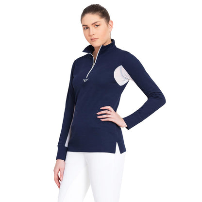 TuffRider Ladies Ventilated Technical Long Sleeve Sport Shirt