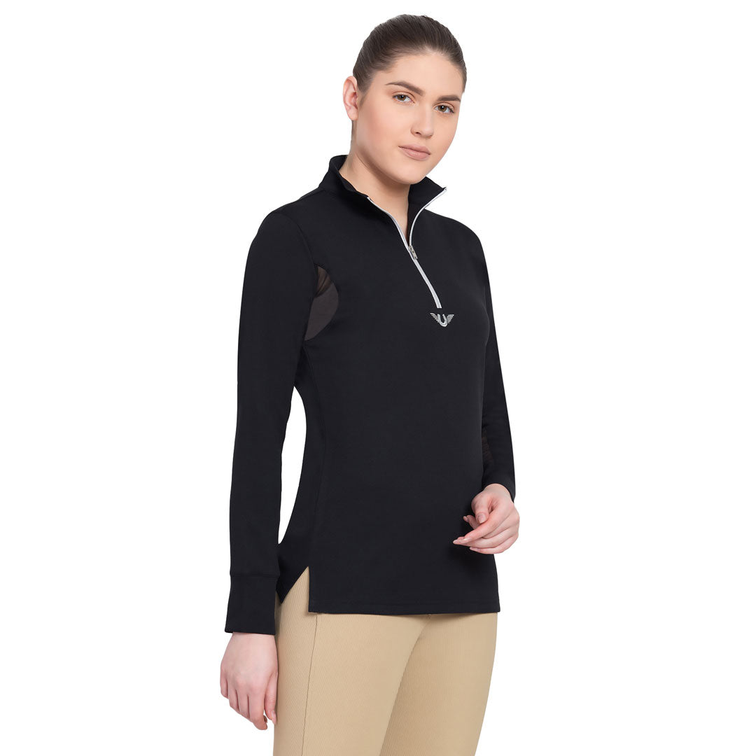 TuffRider Ladies Ventilated Technical Long Sleeve Sport Shirt