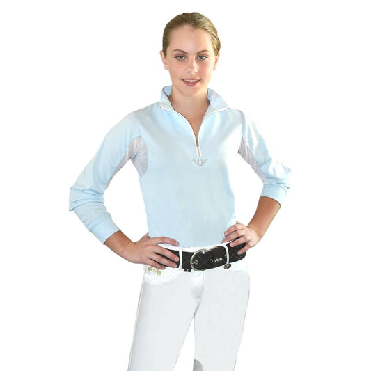 TuffRider Children's Ventilated Technical Long Sleeve Sport Shirt