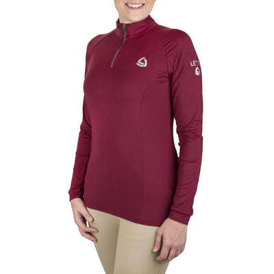 Lettia Women Quarter-Zip Neck UPF 50+ Sun Shirt