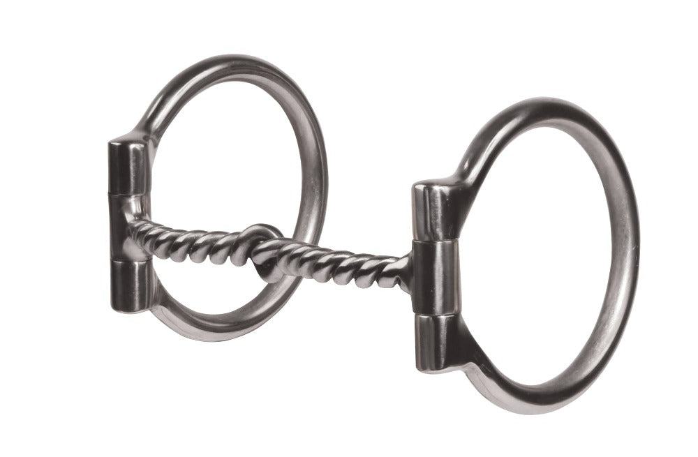 Equisential By Professionals Choice Eq D Ring Twisted Wire-5 1/4" Mouth, Rings 3"