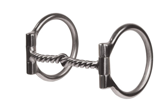 Equisential By Professionals Choice Eq D Ring Twisted Wire-5 1/4" Mouth, Rings 3"