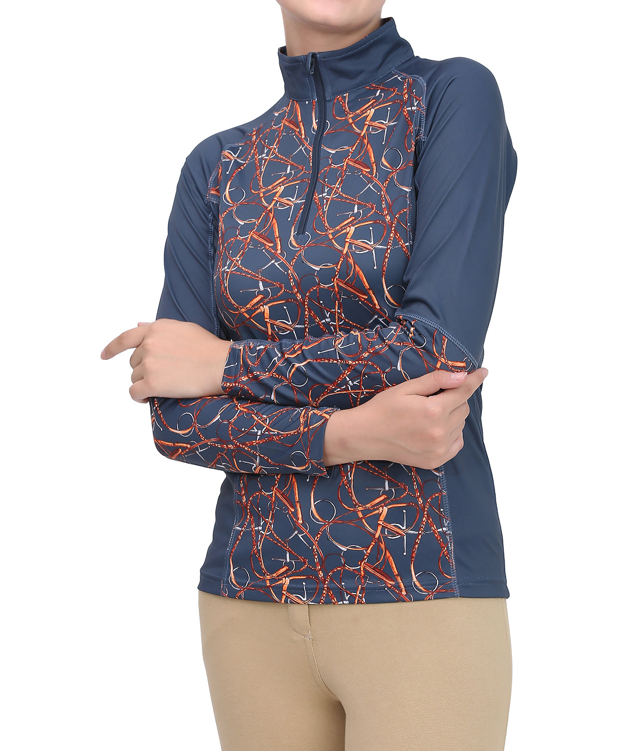 Equine Couture Ladies Snaffle Bridles Sport Shirt