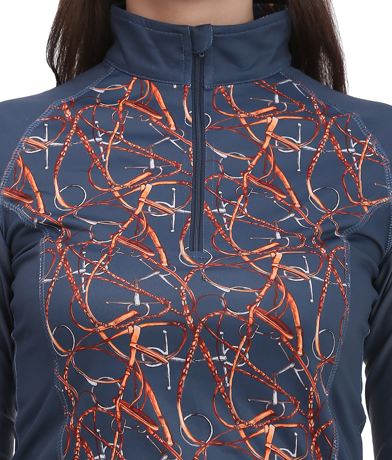 Equine Couture Ladies Snaffle Bridles Sport Shirt