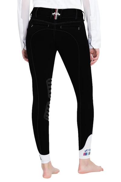 Equine Couture Ladies Beatta Silicone Knee Patch Breeches