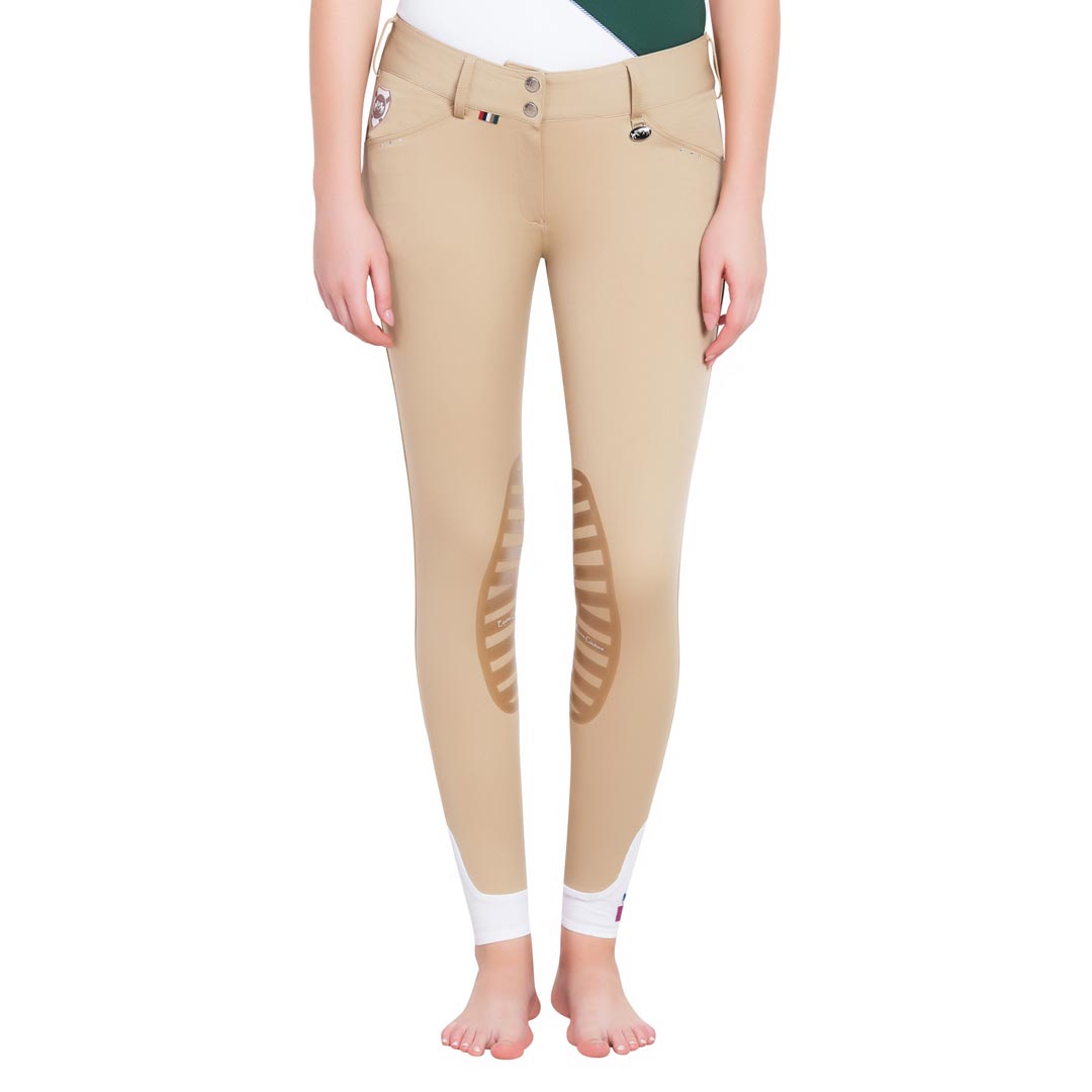 Equine Couture Ladies Fiona Silicone Knee Patch Breeches