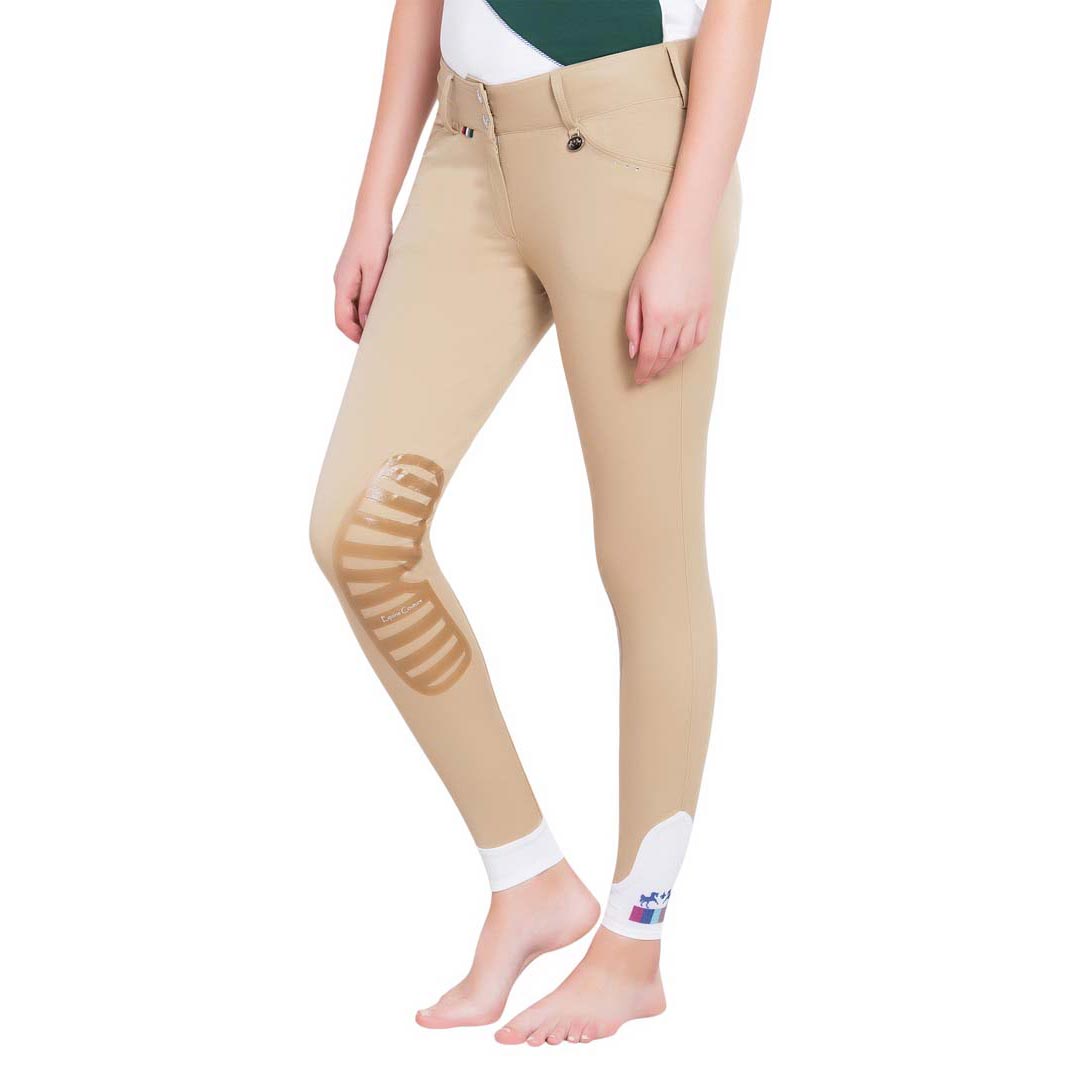 Equine Couture Ladies Fiona Silicone Knee Patch Breeches