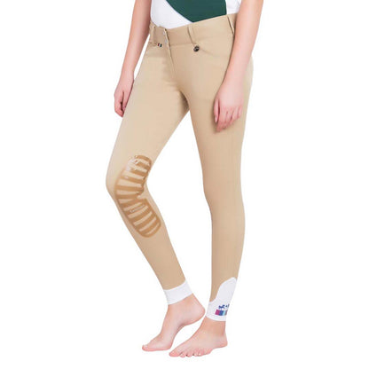 Equine Couture Ladies Fiona Silicone Knee Patch Breeches