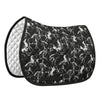 Equine Couture Black Linear Horse Saddle Pad