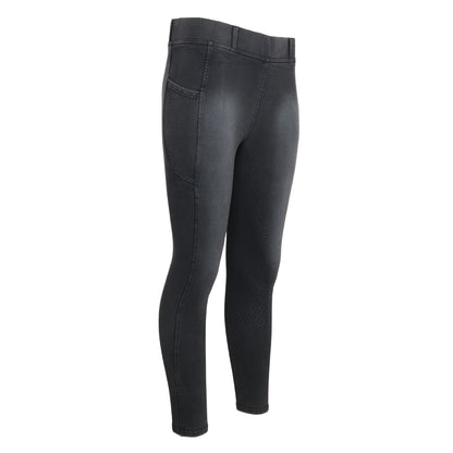 Equine Couture Soft Wash Silicon Full Seat Tights with Phone Pocket