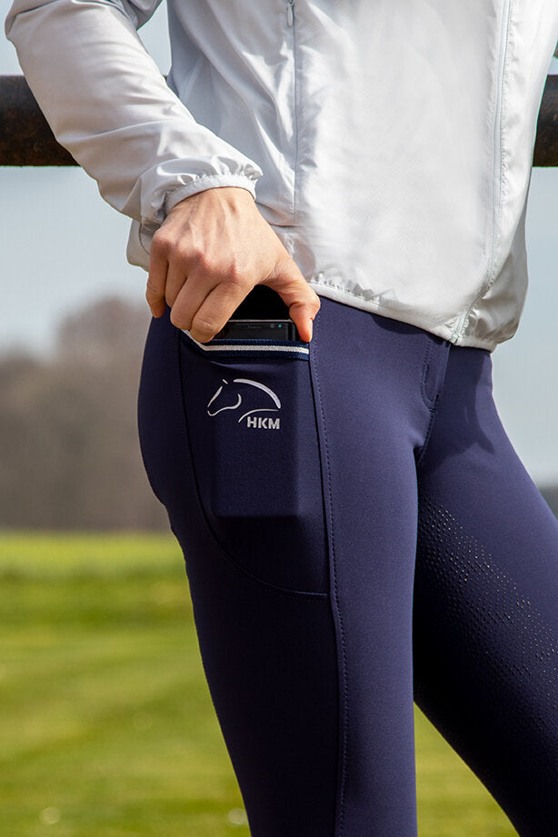 HKM Comfort- Style Silicone Full Seat Riding Breeches - JPC Equestrian.com