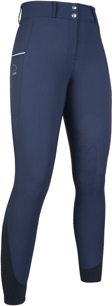 HKM Comfort Flo- Style Si. Knee Patch Riding Breeches - JPC Equestrian.com