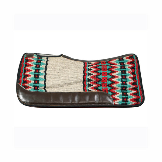 TuffRider Contoured Double Weave Western Saddle Pad- Cream