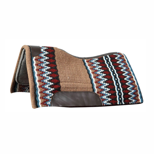 TuffRider Contoured Double Weave Western Saddle Pad- Brown