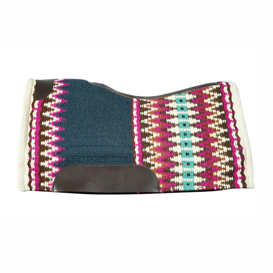 TuffRider Contoured Double Weave Western Saddle Pad- Brown