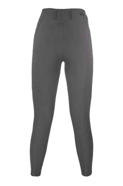 HKM Jil High Waist- Sil. Knee Patch Ladies Riding Leggings