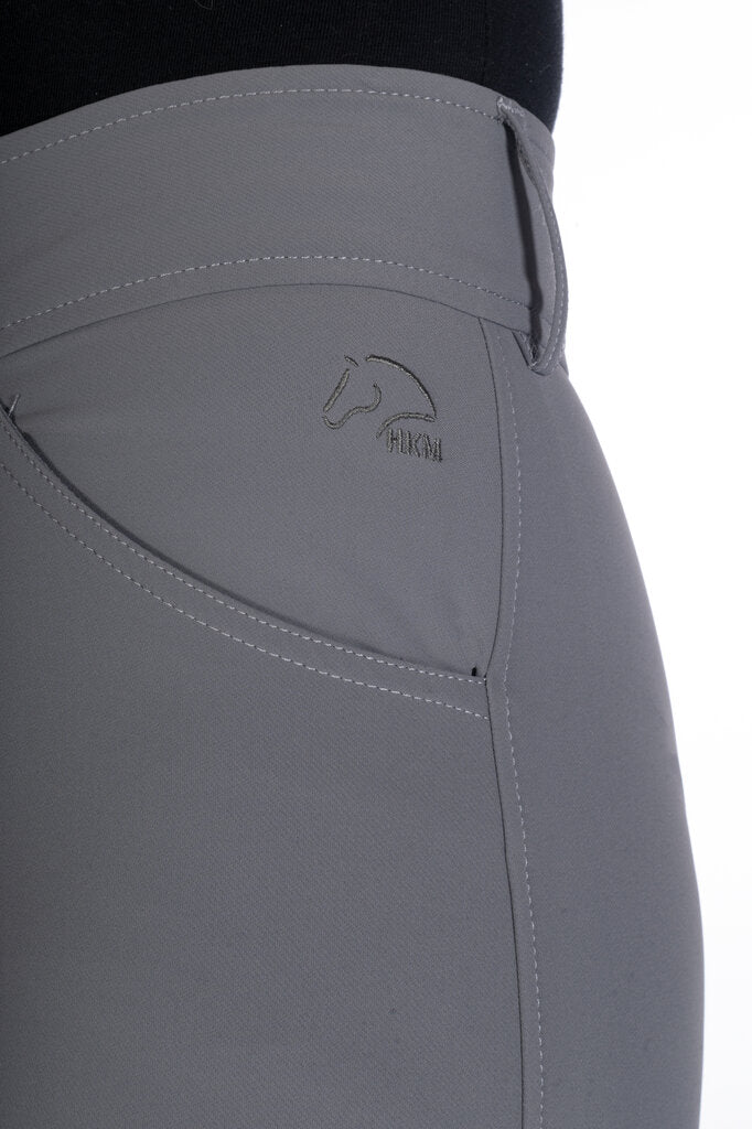 HKM Tampa- Silicone Knee Patch Riding Breeches - JPC Equestrian.com
