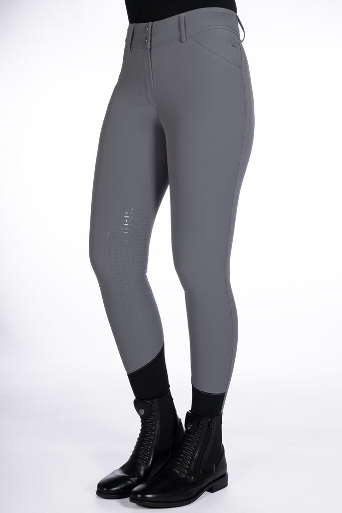 HKM Tampa- Silicone Knee Patch Riding Breeches - JPC Equestrian.com