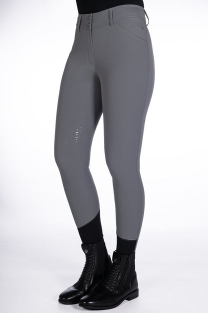 HKM Tampa- Silicone Knee Patch Riding Breeches - JPC Equestrian.com