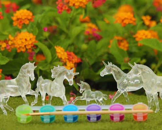 Breyer Suncatcher Unicorns Paint & Play