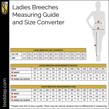 Tredstep Ireland Ladies Nero II Knee Patch Breech