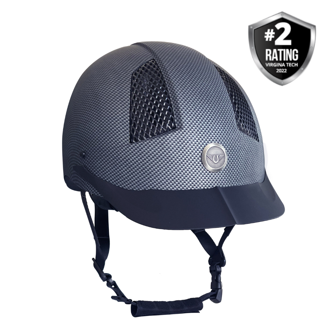 TuffRider Starter Carbon Fiber Print Helmet