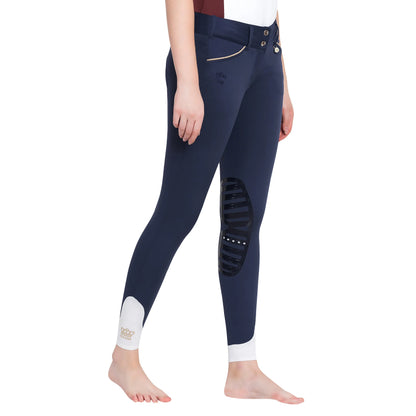 George H Morris Ladies Add Back Silicone Knee Patch Breeches