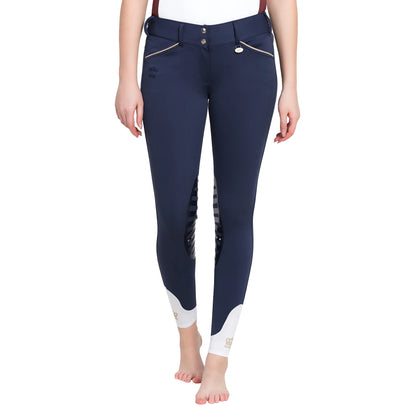George H Morris Ladies Add Back Silicone Knee Patch Breeches